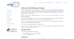 Desktop Screenshot of mailman.list.org