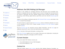 Tablet Screenshot of mailman.list.org