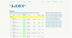 Desktop Screenshot of list.com.pl