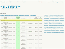Tablet Screenshot of list.com.pl