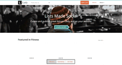 Desktop Screenshot of list.ly