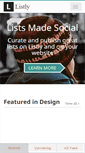 Mobile Screenshot of list.ly